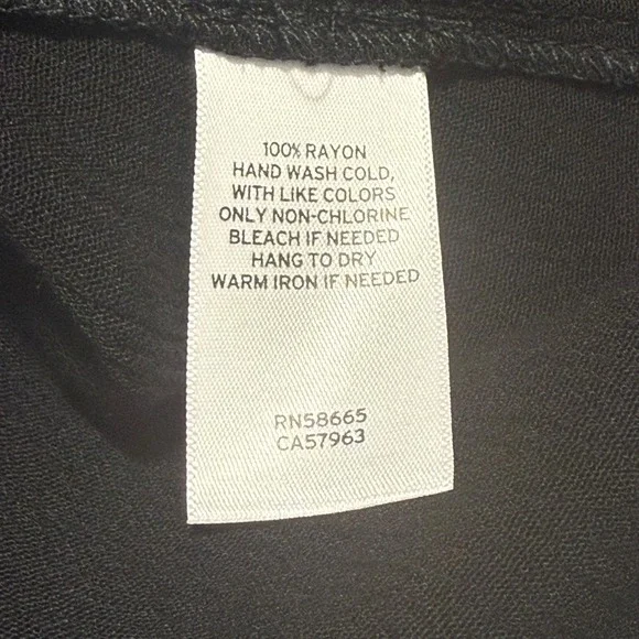 Treasure & Bond Black V-Neck Maxi Slip Dress XXS NEW - Picture 7 of 7